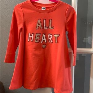 All Heart long sleeve dress